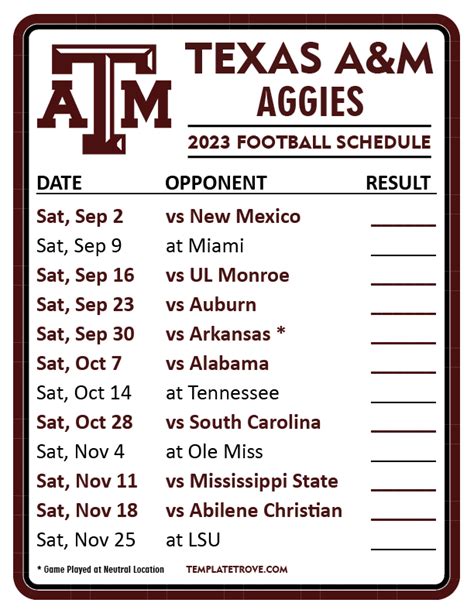 aggies football schedule 2024